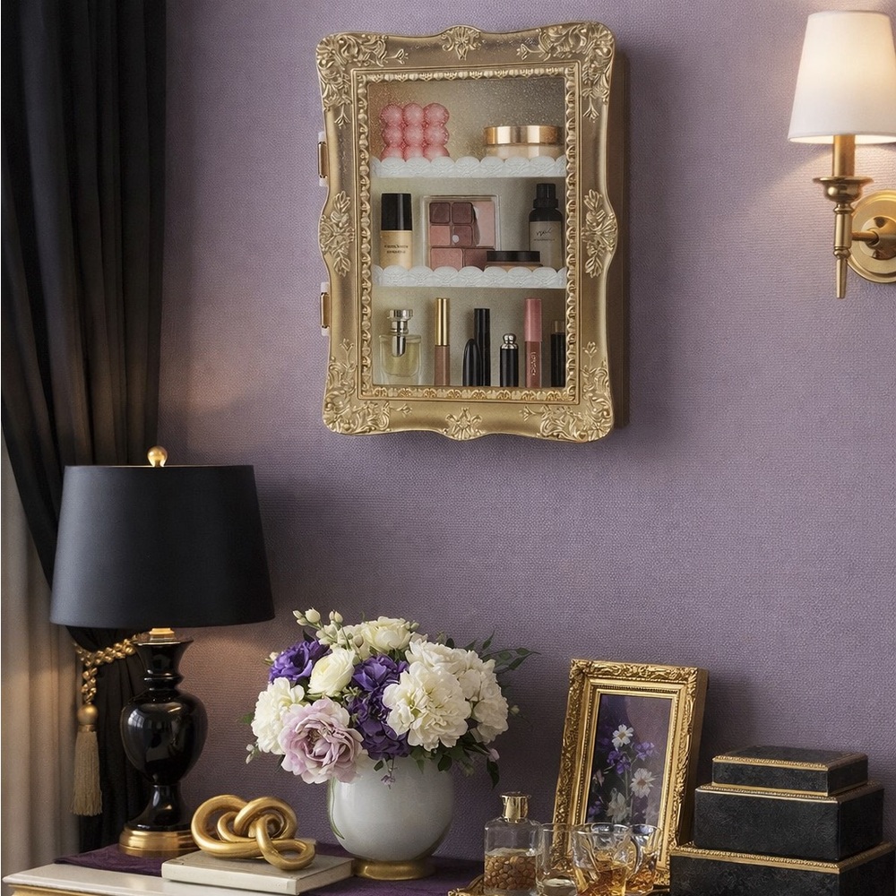 Viral Chic Organizer-Gilded Display Shelf
(2) - Picture 2 of 5